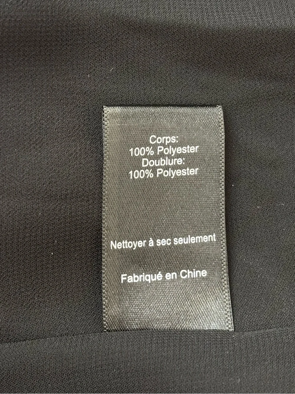 ASTR The Label Satin Bubble Hem Top Puff Sleeves Minimalist Office Black Medium